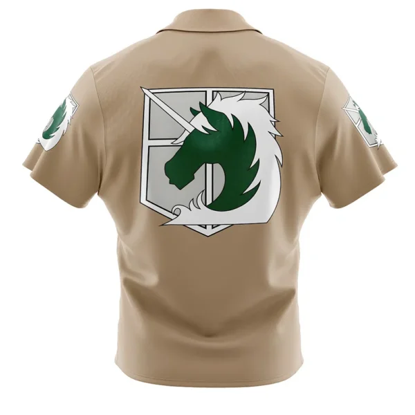 Chemise hawaïenne Police militaire L’Attaque des Titans - Maison Otaku – Image 2