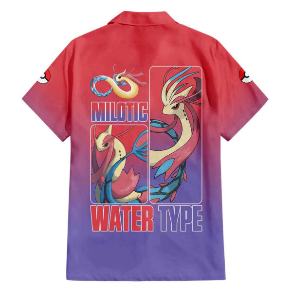 Chemise hawaïenne Milotic Pokémon Anime - Maison Otaku – Image 2