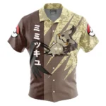 Chemise hawaïenne Attaque Mimantis Pokémon – Maison Otaku