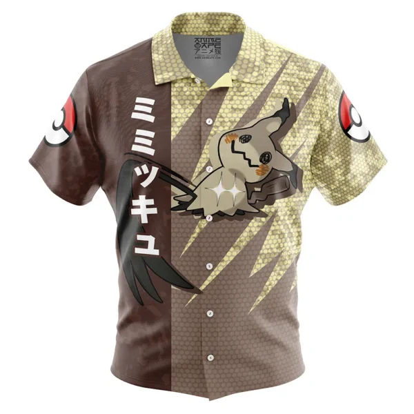 Chemise hawaïenne Attaque Mimantis Pokémon - Maison Otaku