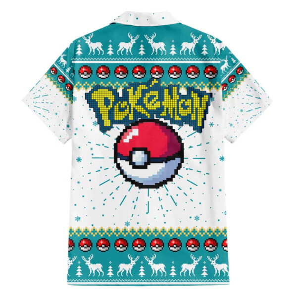 Chemise hawaïenne Mimikyu Pokémon Noël pixel - Maison Otaku – Image 2