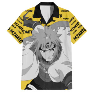 Chemise hawaïenne Minato Namikaze style manga - Maison Otaku