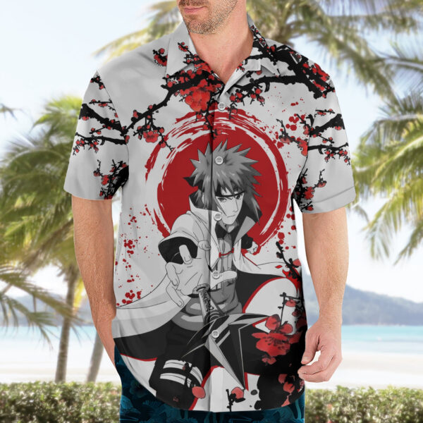 Chemise hawaïenne Minato Namikaze style japonais - Maison Otaku – Image 3