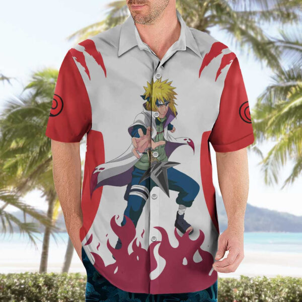 Chemise hawaïenne Minato Namikaze Naruto - Maison Otaku – Image 3