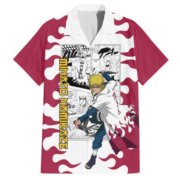 Chemise hawaïenne Minato Namikaze Naruto Manga Mix - Maison Otaku