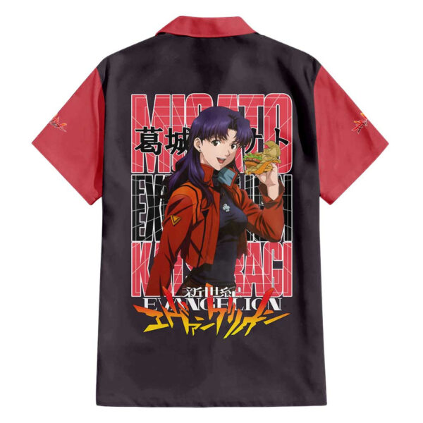 Chemise hawaïenne Misato Katsuragi Neon Genesis Evangelion Anime - Maison Otaku – Image 2