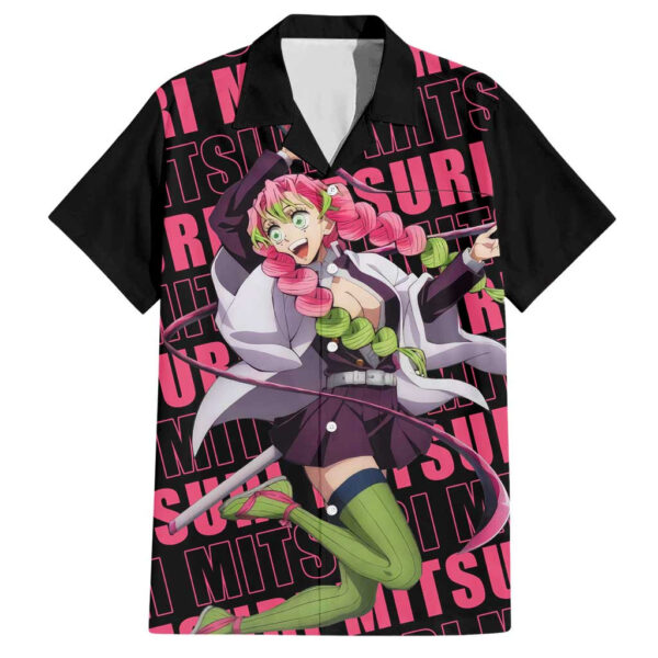 Chemise hawaïenne Mitsuri Kanroji Demon Slayer Anime - Maison Otaku