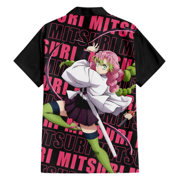 Chemise hawaïenne Mitsuri Kanroji Demon Slayer Anime - Maison Otaku – Image 2
