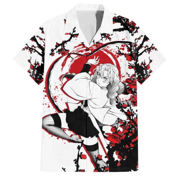 Chemise hawaïenne Mitsuri Kanroji Demon Slayer Japon - Maison Otaku