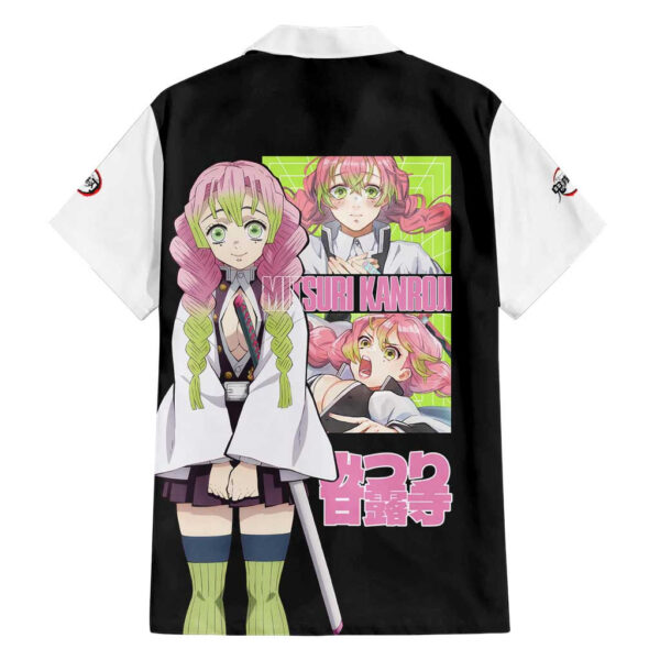Chemise hawaïenne Mitsuri Kanroji V2 Demon Slayer Anime - Maison Otaku – Image 2