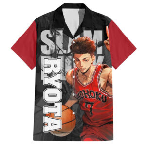 Chemise hawaïenne Miyagi Ryota Slam Dunk Anime - Maison Otaku