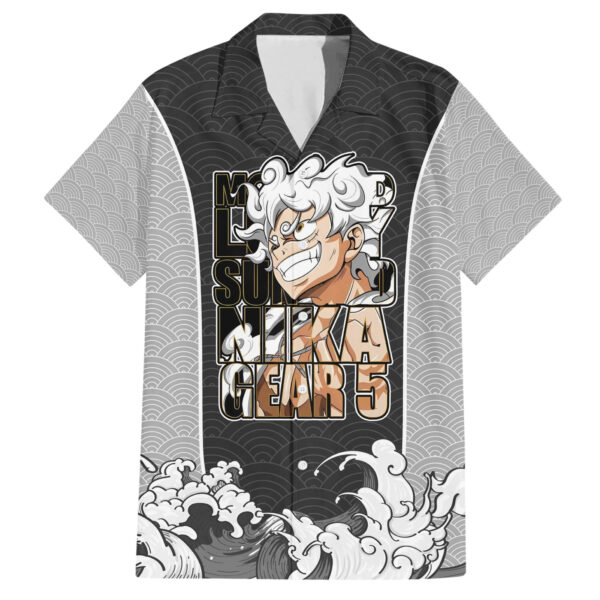 Chemise hawaïenne Monkey D. Luffy Nika Gear 5 One Piece Japon Anime - Maison Otaku