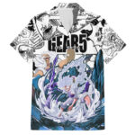 Chemise hawaïenne Monkey D. Luffy Nika Sun God Anime Manga – Maison Otaku