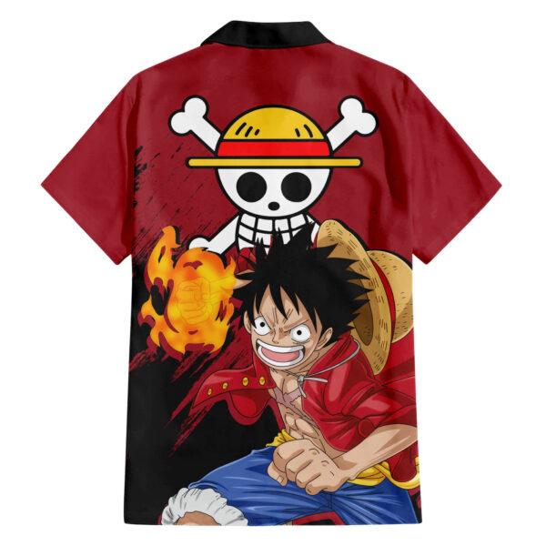 Chemise hawaïenne Monkey D. Luffy One Piece Anime - Maison Otaku – Image 2