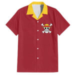Chemise hawaïenne Monkey D. Luffy One Piece Anime Uniforme – Maison Otaku