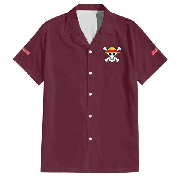 Chemise hawaïenne Monkey D. Luffy V3 One Piece Anime - Maison Otaku