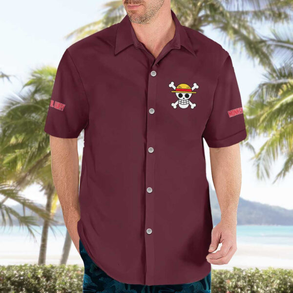Chemise hawaïenne Monkey D. Luffy V3 One Piece Anime - Maison Otaku – Image 3