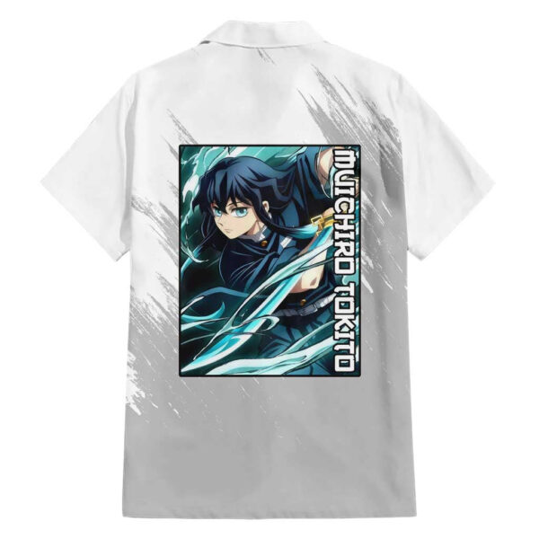 Chemise hawaïenne MSBY Kiyoomi Sakusa numéro 15 Anime - Maison Otaku – Image 2