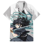 Chemise hawaïenne Muichiro Tokito Demon Slayer Anime – Maison Otaku