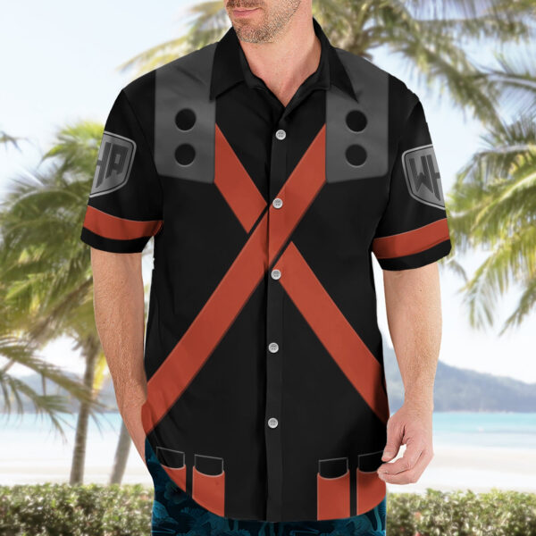 Chemise hawaïenne Musketeer Katsuki Bakugo Anime - Maison Otaku – Image 3
