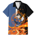 Chemise hawaïenne Mitsuri Kanroji et Obanai Demon Slayer Anime – Maison Otaku