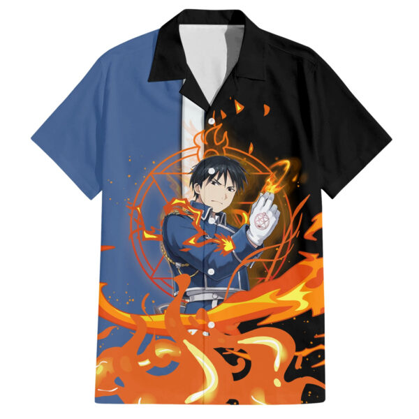 Chemise hawaïenne Mitsuri Kanroji et Obanai Demon Slayer Anime - Maison Otaku