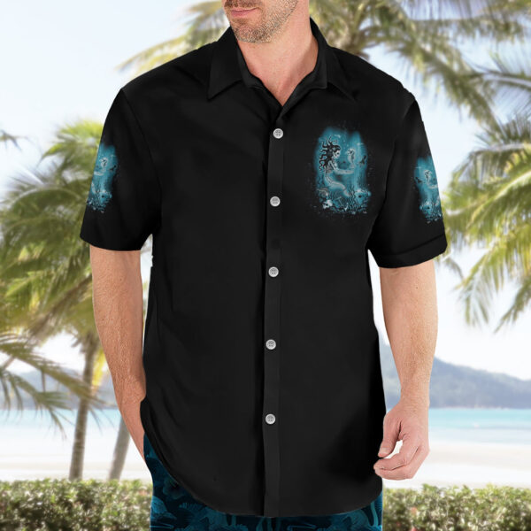 Chemise hawaïenne My Demons Tried To Drown Me Sirène - Maison Otaku – Image 3