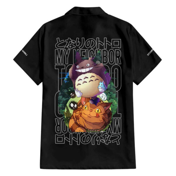 Chemise hawaïenne Mon Voisin Totoro Studio Ghibli Anime - Maison Otaku – Image 2