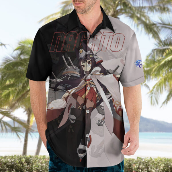 Chemise hawaïenne Nagato Azur Lane Anime Jeu - Maison Otaku – Image 3