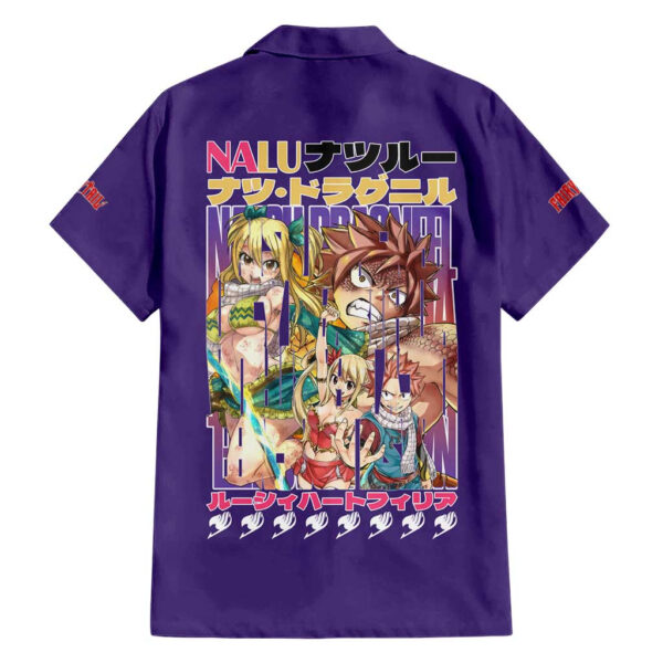 Chemise hawaïenne Nalu Fairy Tail Anime - Maison Otaku – Image 2