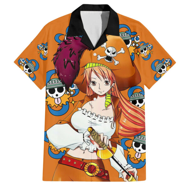 Chemise hawaïenne Nami Movie Anime Rouge - Maison Otaku