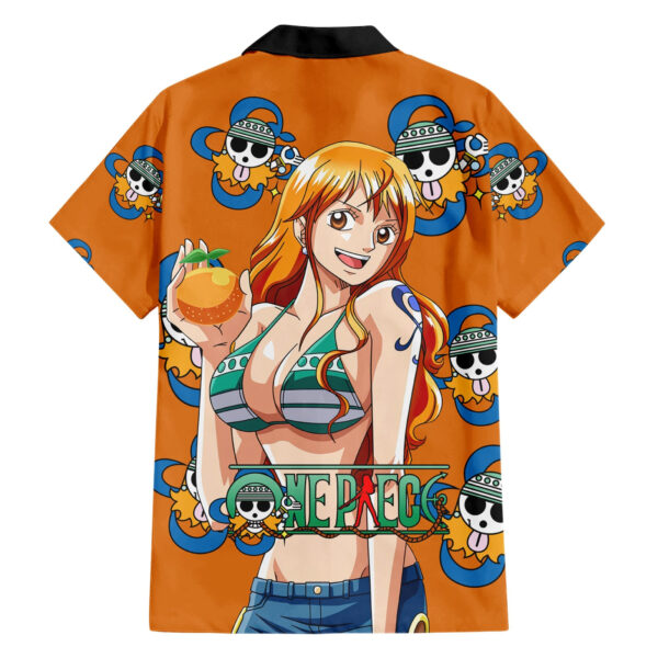 Chemise hawaïenne Nami Movie Anime Rouge - Maison Otaku – Image 2