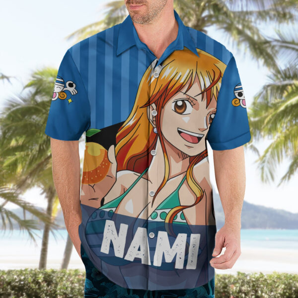 Chemise hawaïenne Nami Cat Burglar Anime - Maison Otaku – Image 3