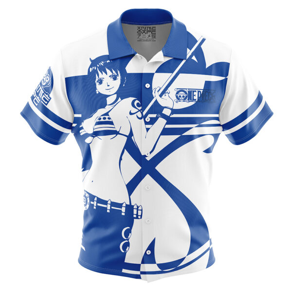 Chemise hawaïenne Nami Arc East Blue One Piece - Maison Otaku