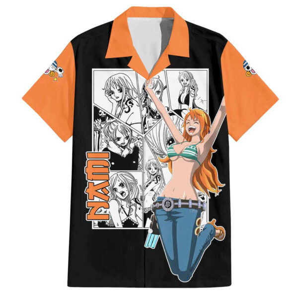 Chemise hawaïenne Nami One Piece Anime Manga Mix - Maison Otaku