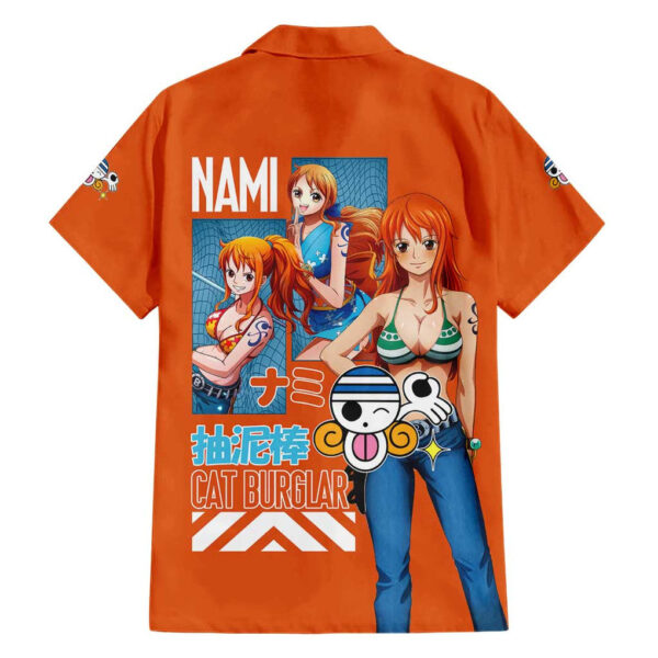 Chemise hawaïenne Nami V2 One Piece Anime - Maison Otaku – Image 2