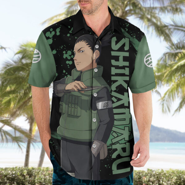 Chemise hawaïenne Nara Shikamaru Naruto - Maison Otaku – Image 3