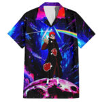 Chemise hawaïenne Naruto Akatsuki Pain Astral Led Trippy – Maison Otaku