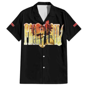 Chemise hawaïenne Natsu Dragneel Fairy Tail Anime - Maison Otaku
