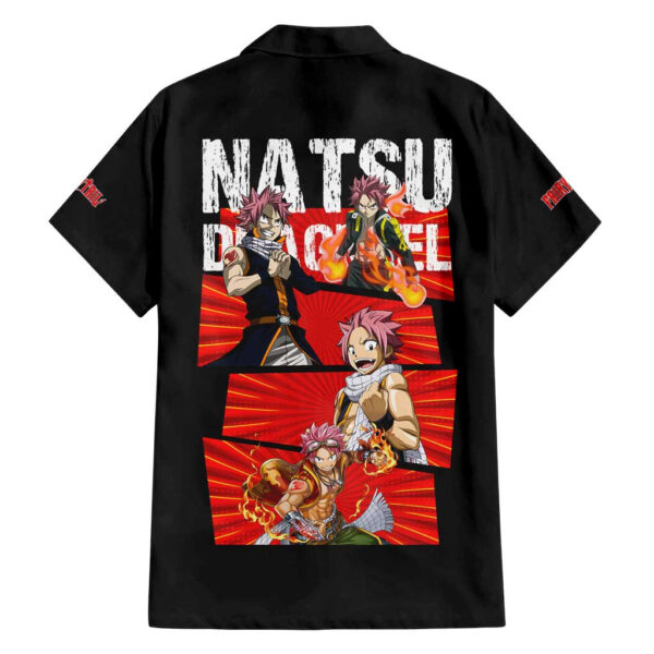 Chemise hawaïenne Natsu Dragneel Fairy Tail Anime - Maison Otaku – Image 2