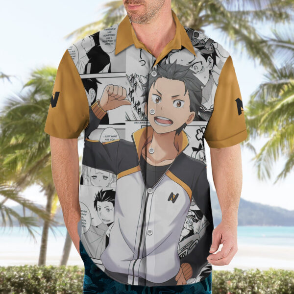 Chemise hawaïenne Natsuki Subaru Hajimeru Isekai Seikatsu - Maison Otaku – Image 3