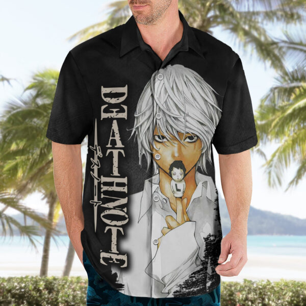 Chemise hawaïenne Near Death Note Anime - Maison Otaku – Image 3