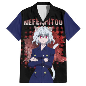 Chemise hawaïenne Neferpitou Hunter x Hunter Anime - Maison Otaku
