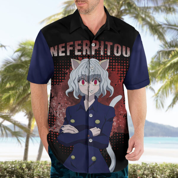 Chemise hawaïenne Neferpitou Hunter x Hunter Anime - Maison Otaku – Image 3