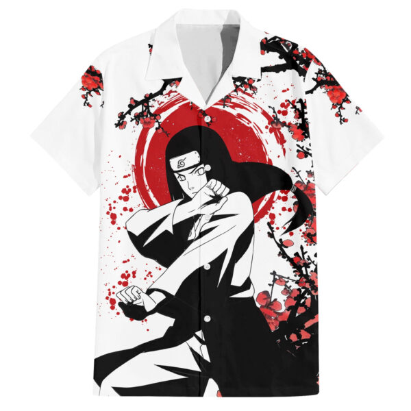 Chemise hawaïenne Neji Hyuga - Maison Otaku