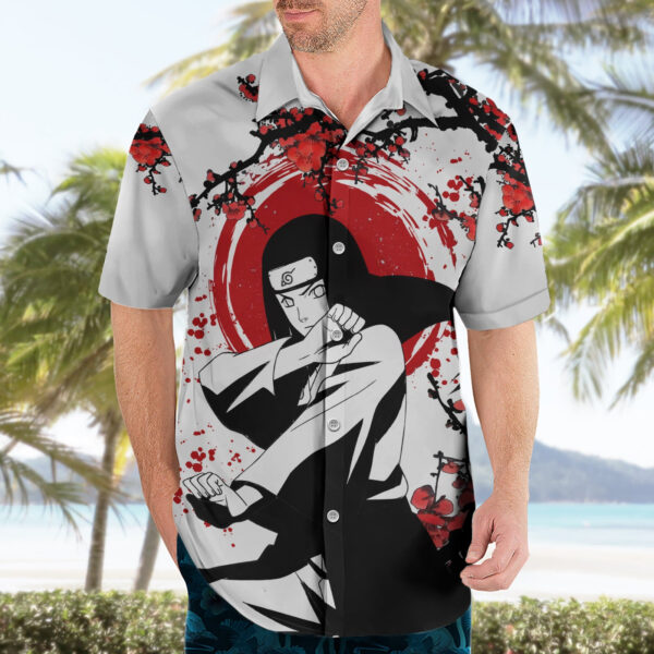 Chemise hawaïenne Neji Hyuga - Maison Otaku – Image 3