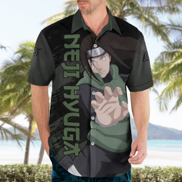 Chemise hawaïenne Neji Hyuga Naruto - Maison Otaku – Image 3