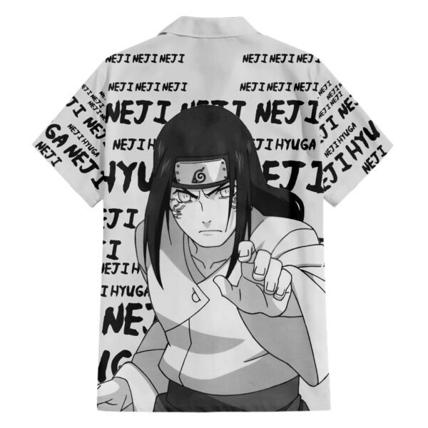 Chemise hawaïenne Neji Hyuga Style Manga - Maison Otaku – Image 2