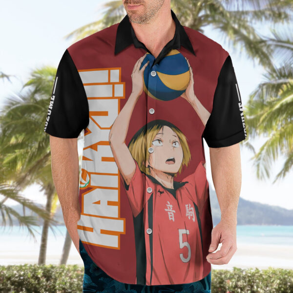 Chemise hawaïenne Nekoma Kenma Kozume - Maison Otaku – Image 3