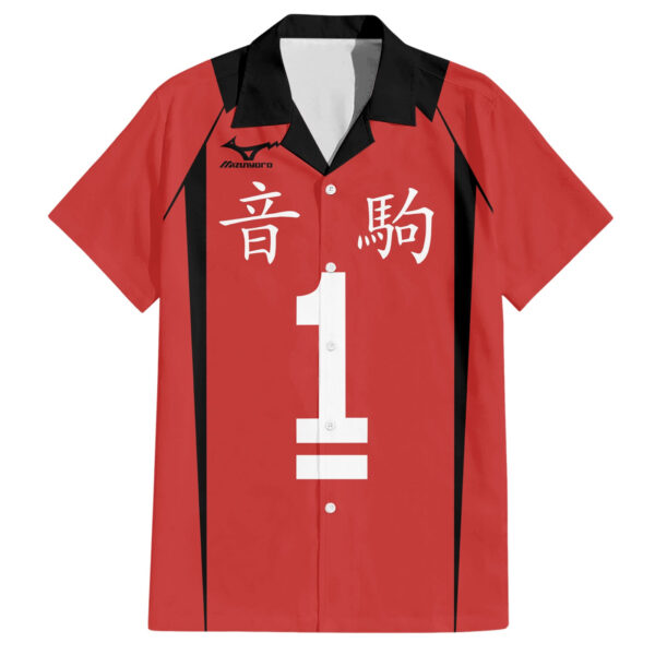 Chemise hawaïenne Nekoma Tetsuro Kuroo Uniforme n°1 Anime - Maison Otaku